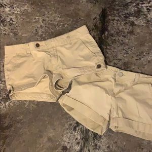 Cargo khaki shorts